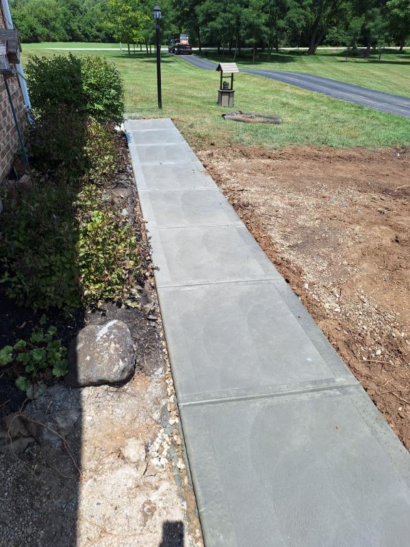 Beautiful Concrete Driveway
